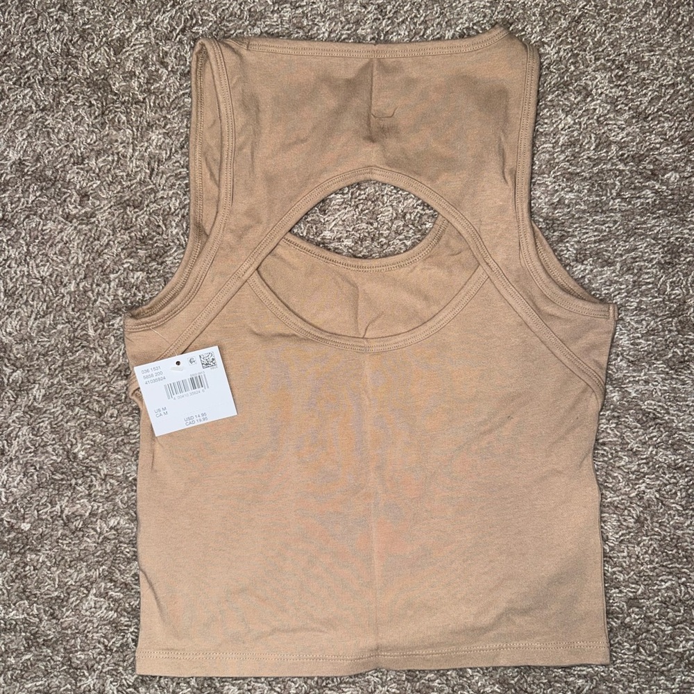 American Eagle Outfitters Tan Tank Top